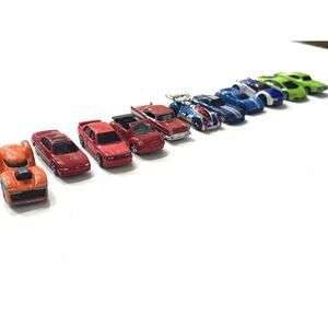 Maisto 1/64 Diecast Lot of 11 Cars-BMW Lambo Nite Crawler Chevy VW Dodge Charger